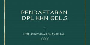 Pendaftaran DPL KKN Gelombang II