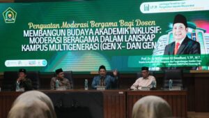 Empat Prinsip Pendidikan Moderasi Beragama, Pesan Kepala BMBPSDM Kemenag di UIN SATU