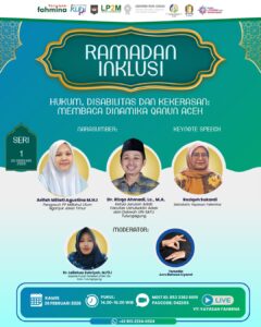 LP2M UIN SATU Tulungagung together with Fahmina and partner institutions held an inclusive Ramadan Koran, Encourage Advocacy for Disabled Rights