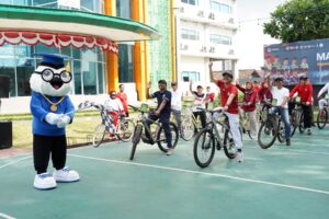 Rangkaian HUT RI ke-81 UIN SATU Tulungagung Launching Green Campus Bike dan Gelar Lomba Kemerdekaan